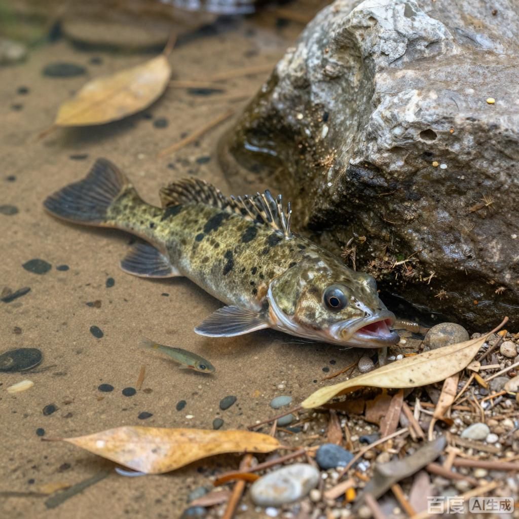 鱖魚的生活習(xí)性，四張鱖魚主題插畫，展現(xiàn)鱖魚的生活習(xí)性，兼具科普性與觀賞性