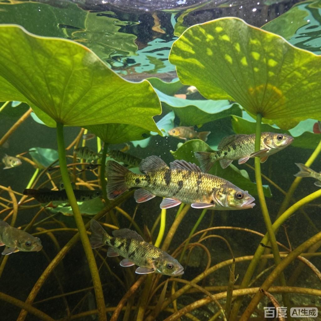 鱖魚的生活習(xí)性，四張鱖魚主題插畫，展現(xiàn)鱖魚的生活習(xí)性，兼具科普性與觀賞性