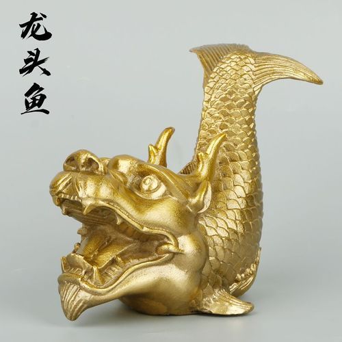 能否提供更多龍頭魚擺件的圖片，龍頭魚擺件有哪些尺寸
