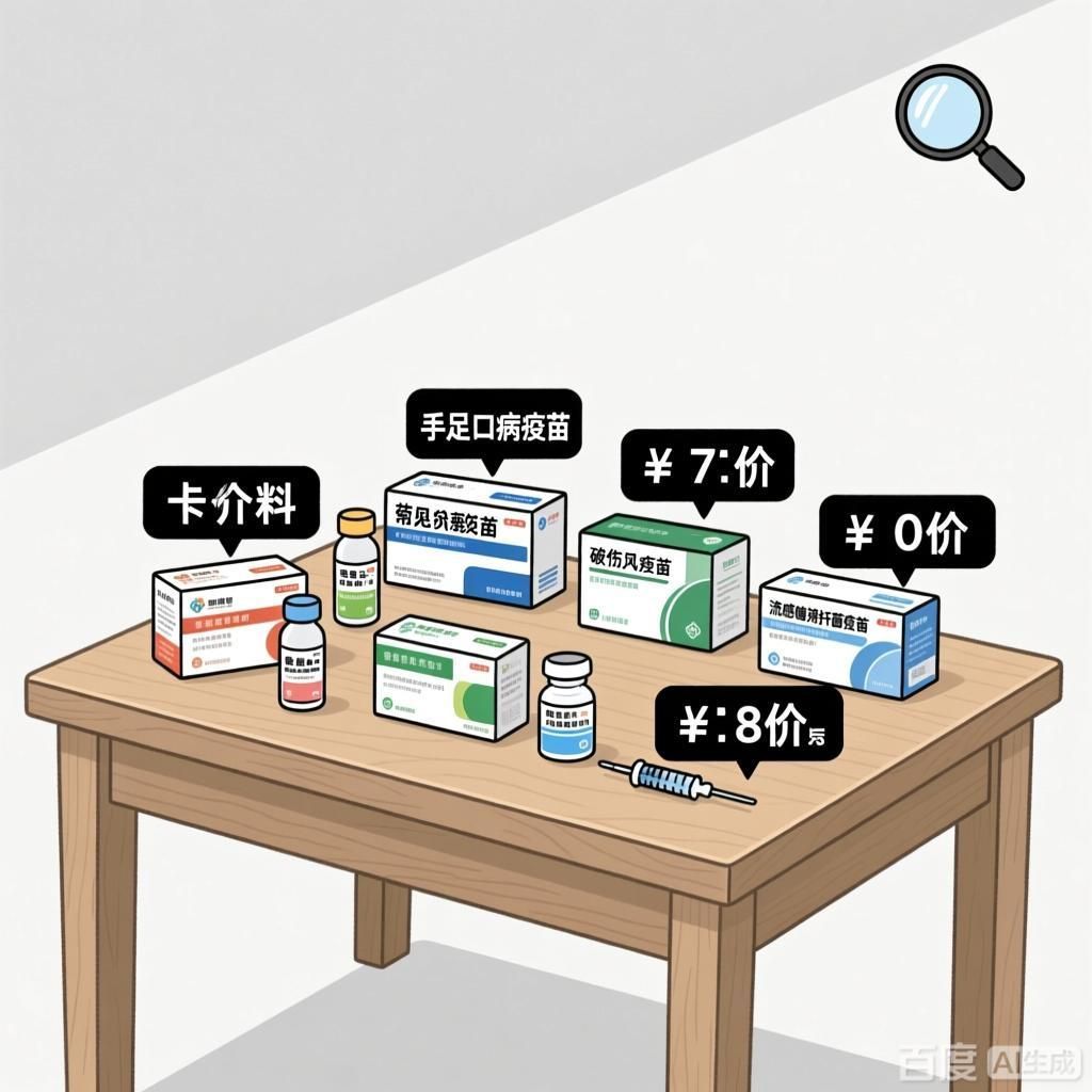 這些疫苗的價格是多少