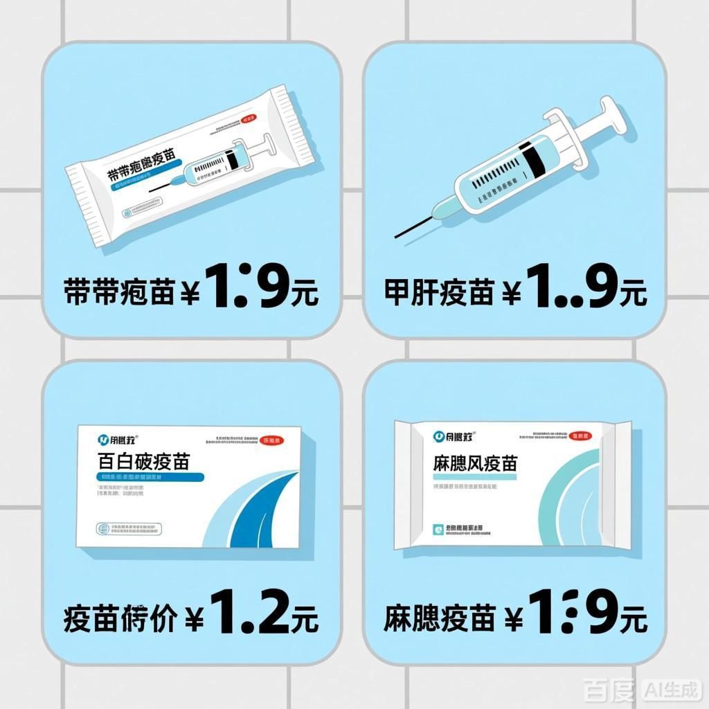 這些疫苗的價格是多少