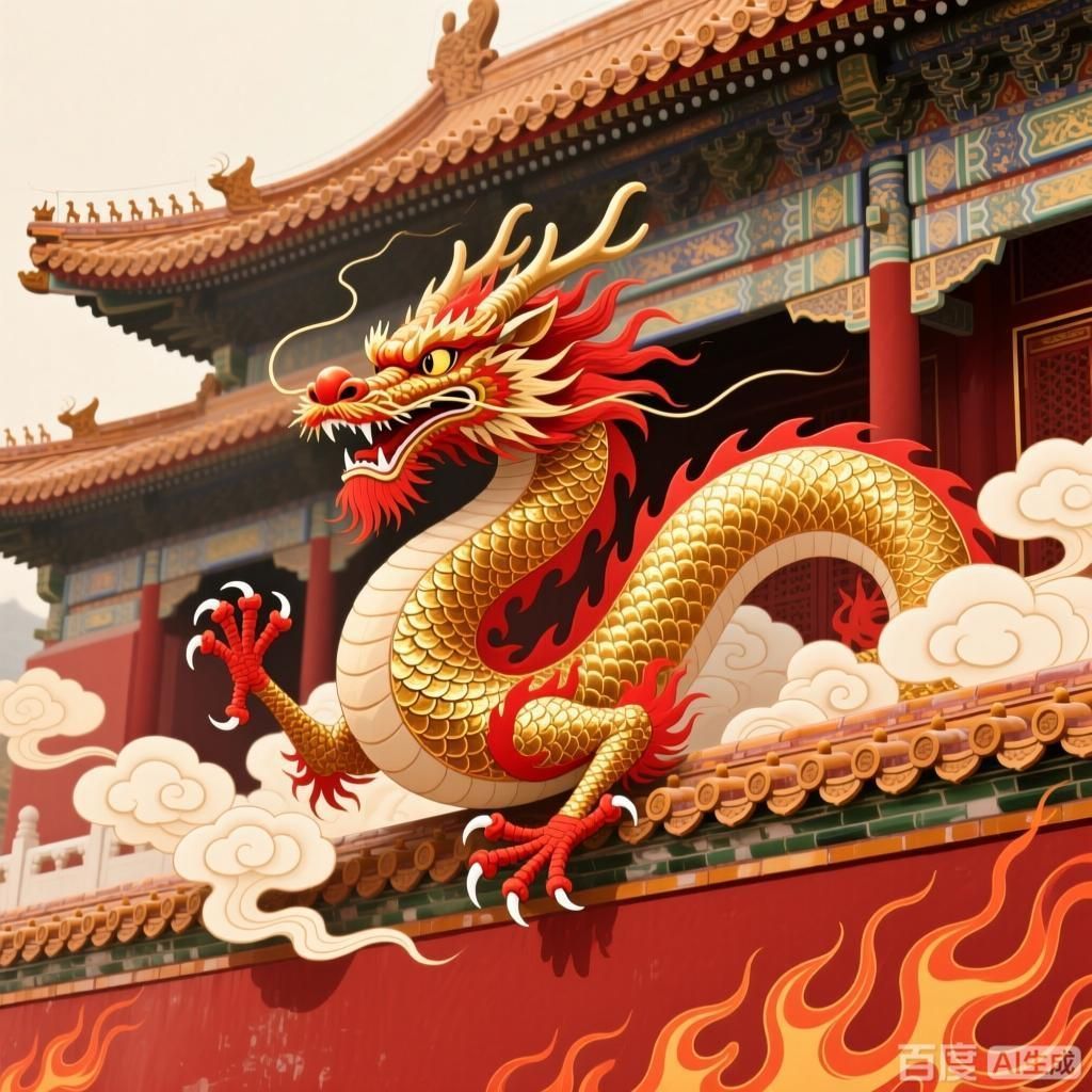 紅龍在哪些文化中有重要地位，四張插畫展現(xiàn)不同文化里的紅龍形象