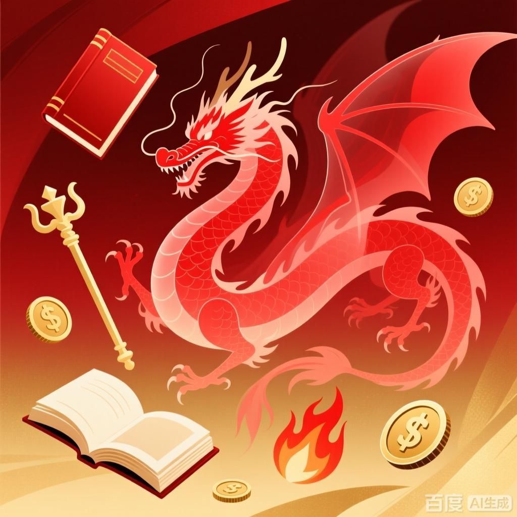能否提供更多關于紅龍的象征意義信息，神話傳說中的紅龍魚是否發色完全是否發色完全