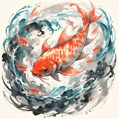 給我一些招財(cái)魚的圖片示例，招財(cái)魚圖片示例