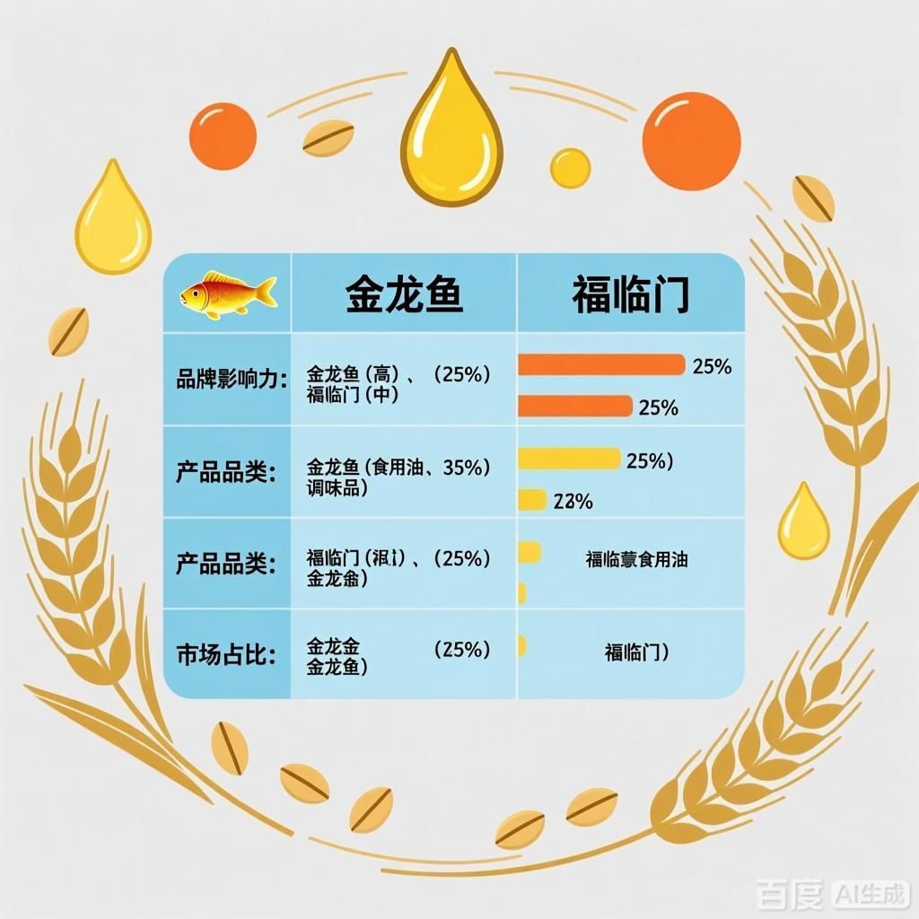 詳細分析金龍魚與福臨門的競爭，金龍魚與福臨門哪個更受歡迎
