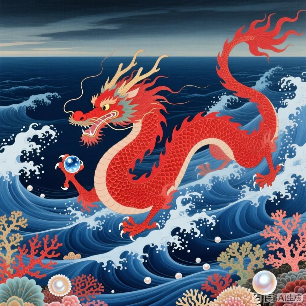 能否詳解紅龍在東方文化中的象征，紅龍在東方文化中的權威象征