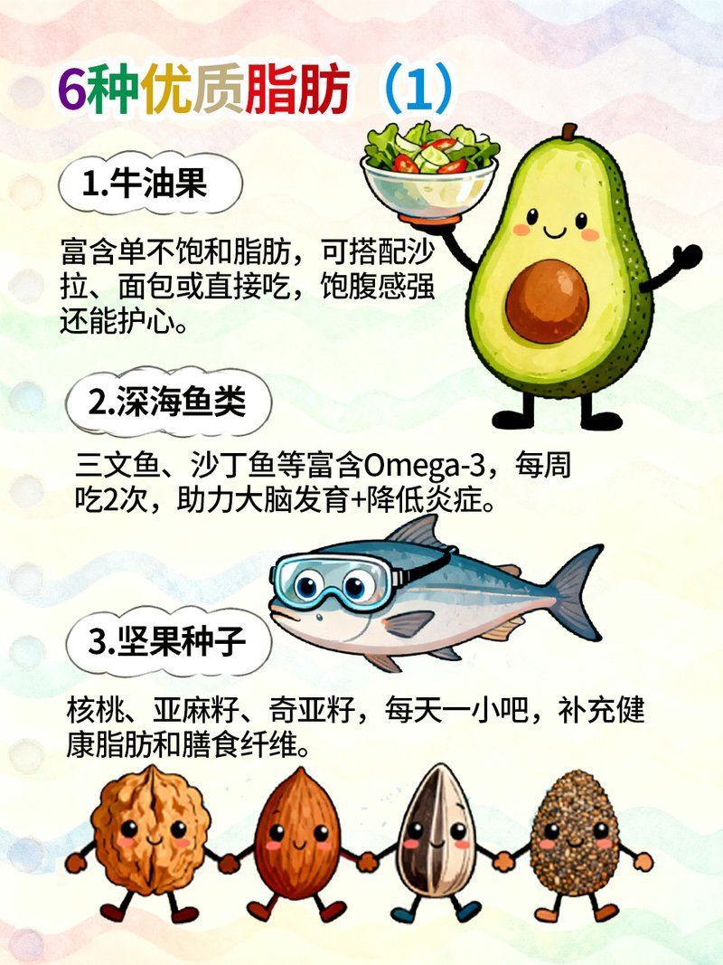 有哪些食物是優質脂肪的良好來源，優質脂肪并非“發胖元兇”，科學攝入助你更健康、更輕盈