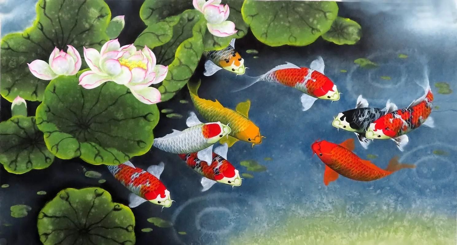 如何選擇適合的九龍魚風水畫？，九龍魚風水畫如何選擇