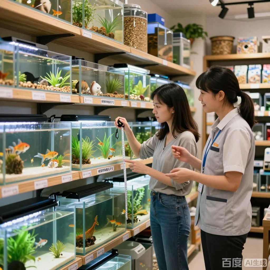 如何選擇合適的魚缸大小，選擇合適的魚缸大小是確保魚類健康和魚缸美觀的關鍵因素
