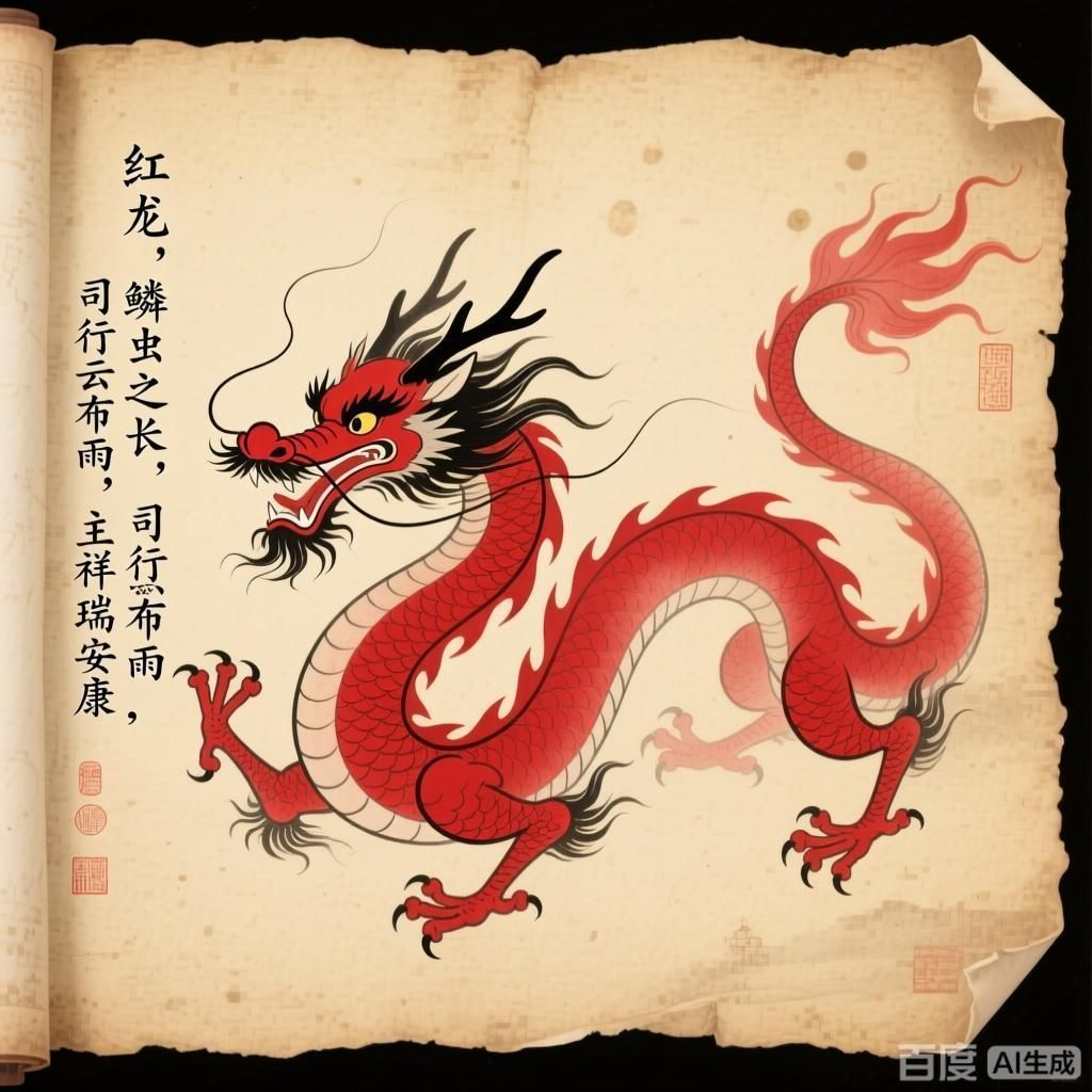紅龍形象的文化意義，紅龍在中華文化中的具體象征意義