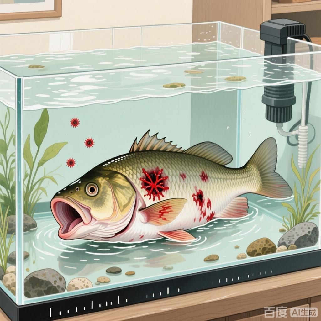魚細(xì)菌感染的6大表現(xiàn)，魚細(xì)菌感染的6大表現(xiàn),4張科普插畫，以清晰直觀的畫面呈現(xiàn)魚類細(xì)菌感染的不同癥狀