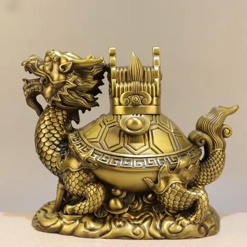 給我推薦幾款適合擺放的龍龜，家居風水中龍龜的擺放位置