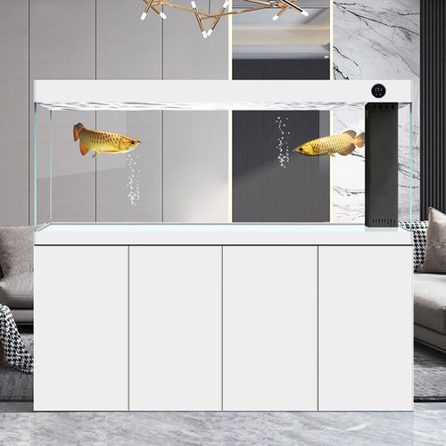 有沒有更多80cm寬的龍魚缸推薦，漢霸魚缸客廳大型客廳大型家用底過慮超白玄關龍魚缸