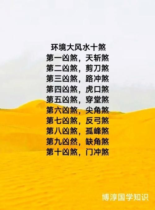 再給我一些風水煞的圖解，如何判斷家中是否存在風水煞
