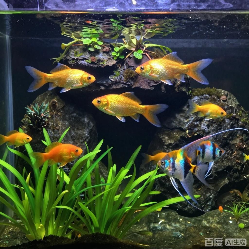 金龍魚的最佳混養魚類，水族箱中混養金龍魚的建議是一些建議的混養魚類