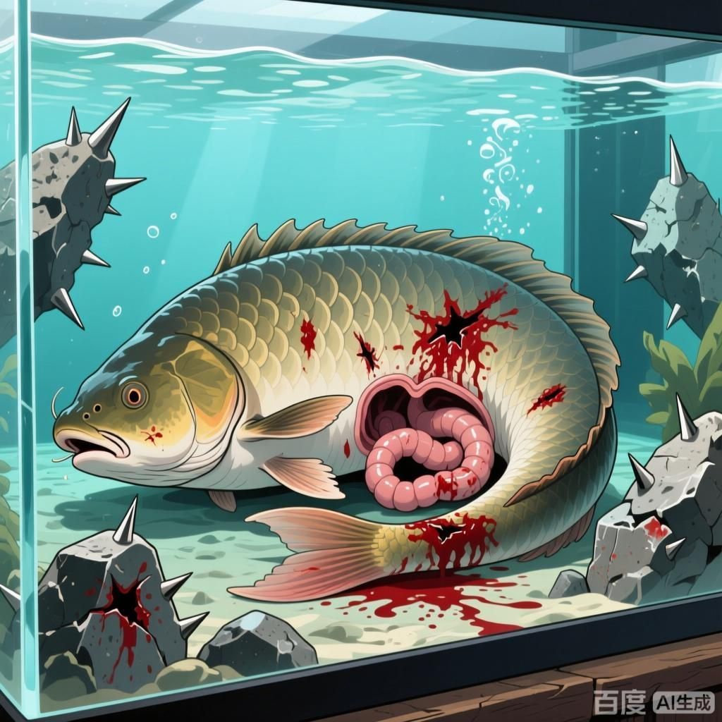 詳細解釋龍魚內臟受損的原因，如何判斷龍魚是否內臟受損