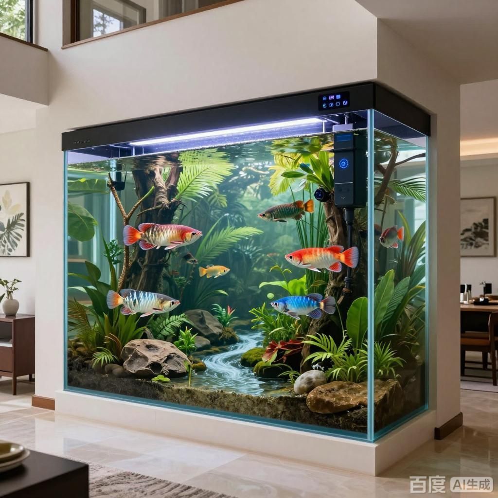 定制龍魚魚缸一般多少錢？，彩鰈（cuidie）定制龍魚魚缸價格因素