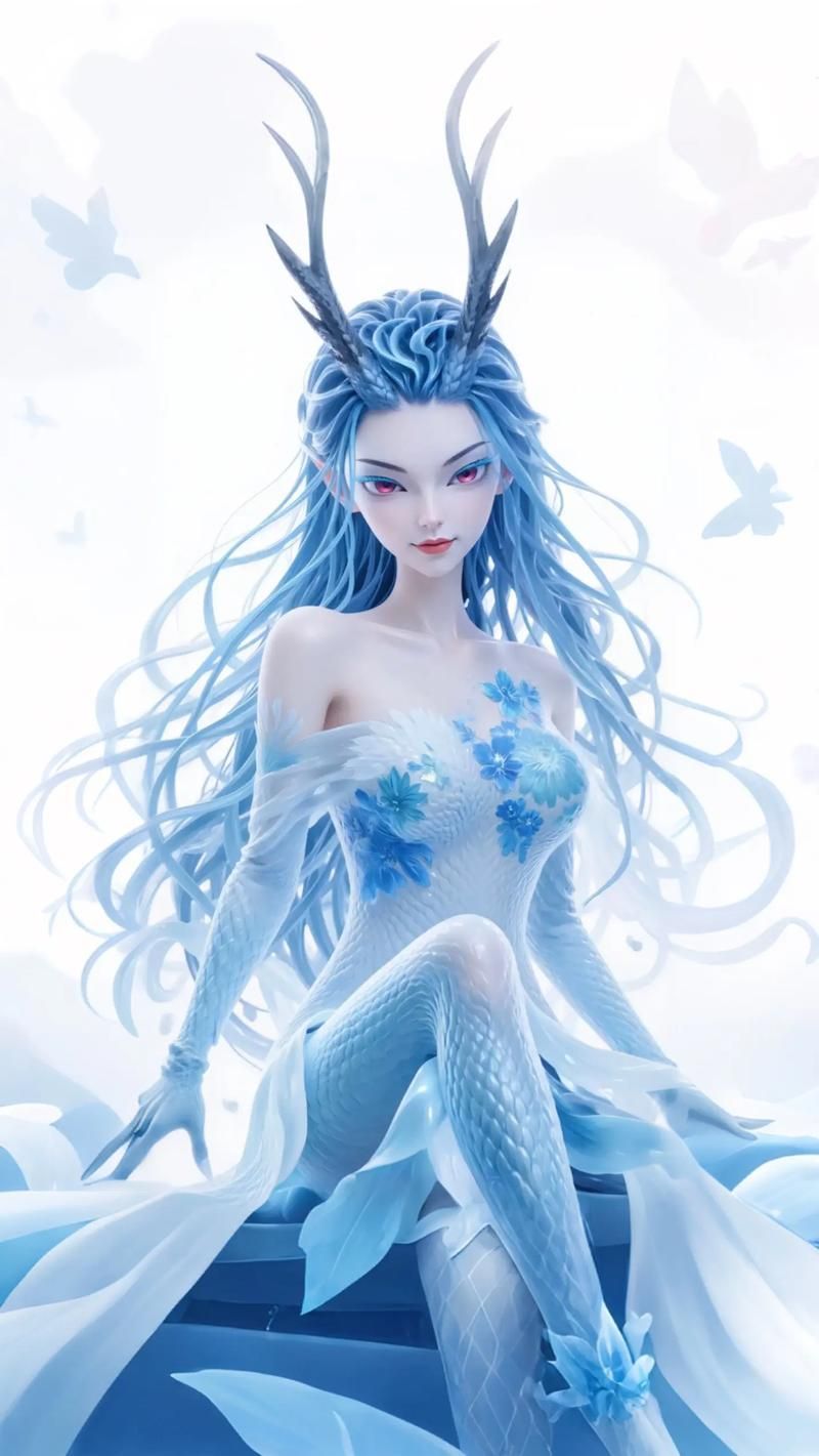 能否提供更多關于母龍的圖片，奇幻小說母龍形象設定資料合集，龍魚腹水病能治愈嗎