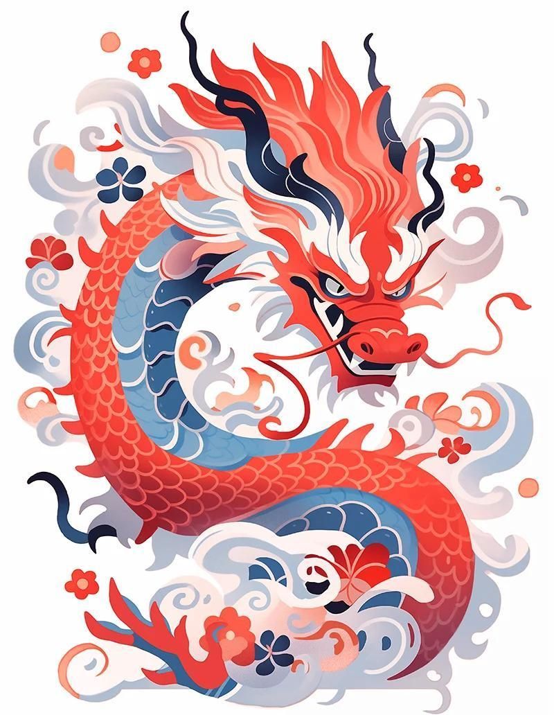 紅龍紋身適合哪些部位，紅龍紋身是一種流行的藝術(shù)形式是一種流行的藝術(shù)形式