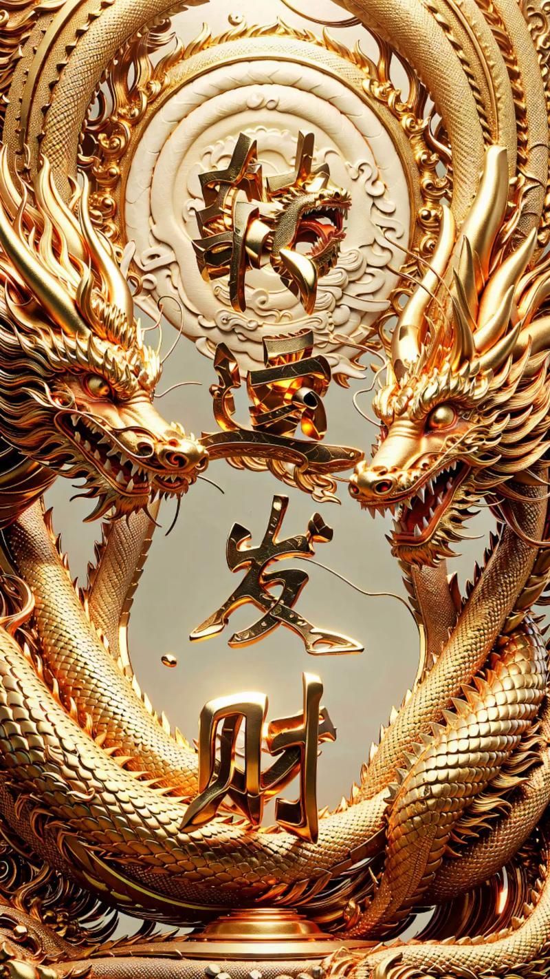 有沒有帶文字的招財金龍壁紙，有沒有帶文字的招財金龍壁紙,展開,在中國傳統文化中
