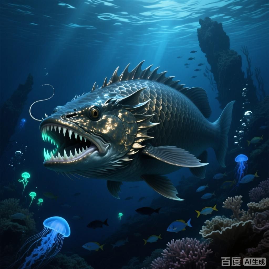 能再給幾張不同風(fēng)格的深海龍魚畫法嗎？，不同風(fēng)格的深海龍魚可以畫出來嗎？