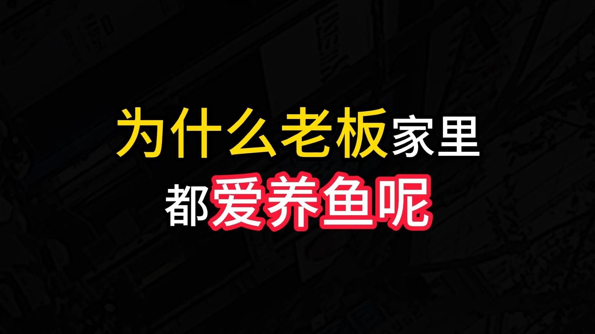除了金龍魚，還有哪些魚被富豪飼養？，為什么有錢人都喜歡養魚