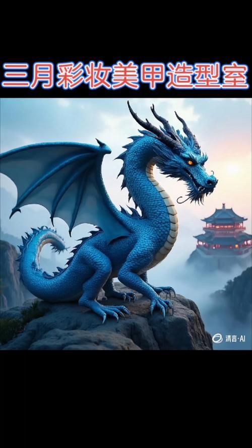 能否提供古典藍龍與金龍的圖片，古典藍龍與金龍在藝術中有哪些表現