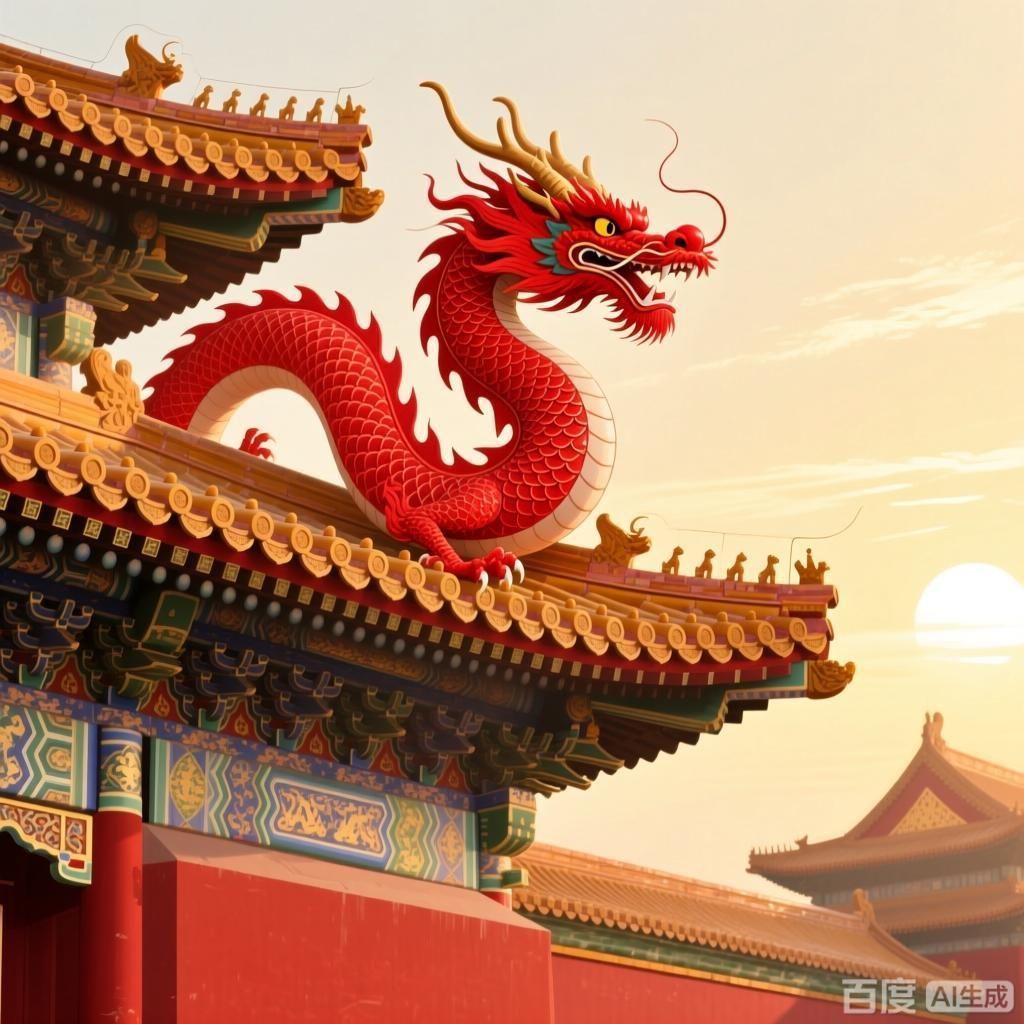 詳細解釋中國紅龍的象征意義，中國紅龍在文化中的具體應用