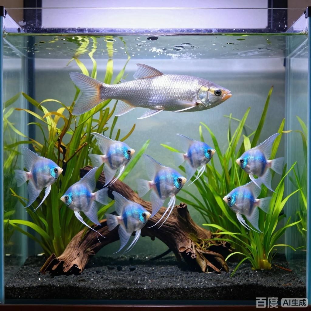大田龍魚和神仙魚混養的案例，大田龍魚和神仙魚混養有哪些成功案例大田龍魚和神仙魚混養案例