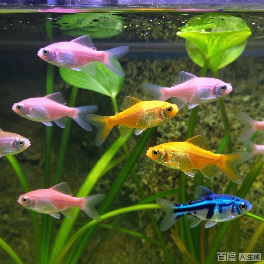 給我推薦一些適合與馬卡龍魚混養的魚類，推薦一些適合與馬卡龍魚混養的魚類