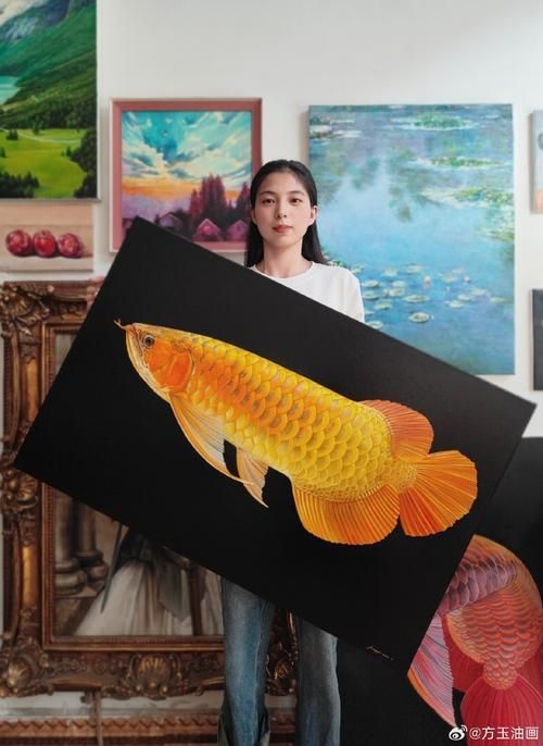 有哪些著名的油畫金龍魚作品，著名油畫金龍魚作品
