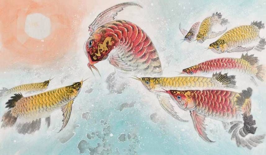有哪些著名的油畫金龍魚作品，著名油畫金龍魚作品