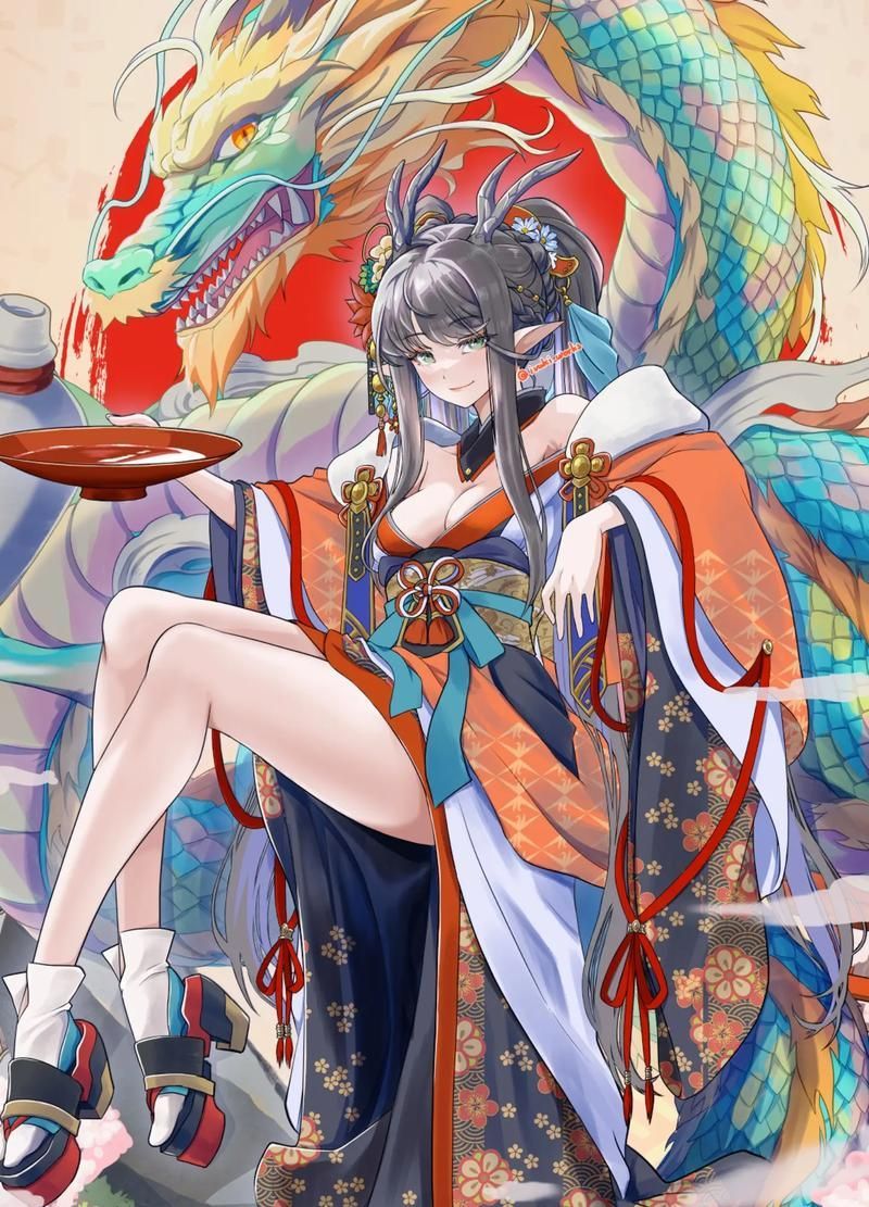 有哪些龍娘肚子膨脹的圖片，祥龍魚場的龍娘肚子膨脹之謎
