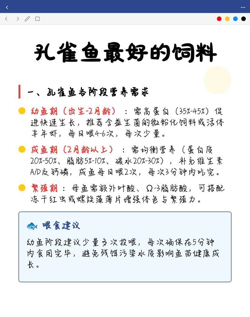 如何選擇適合孔雀魚的飼料，孔雀魚飼料選擇