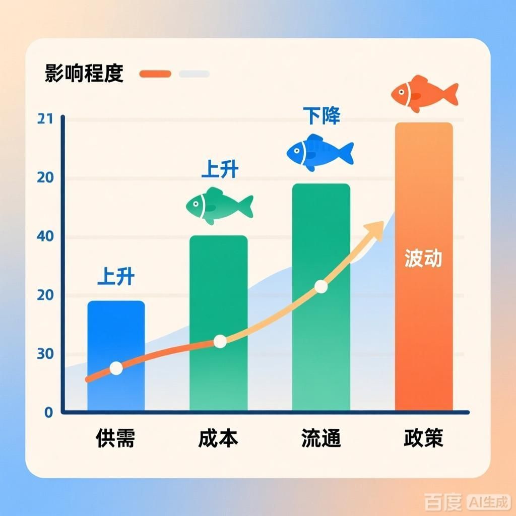 能否詳細解釋每種因素對魚價的影響
