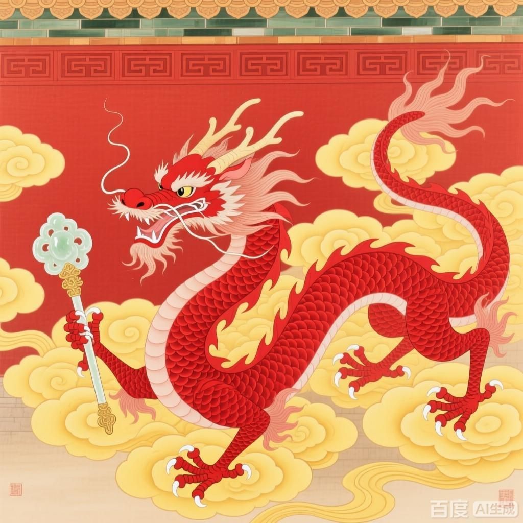 詳細解釋紅龍在中華文化中的象征意義，紅龍在中華文化中具有豐富的象征意義，紅龍在中華文化中的象征意義