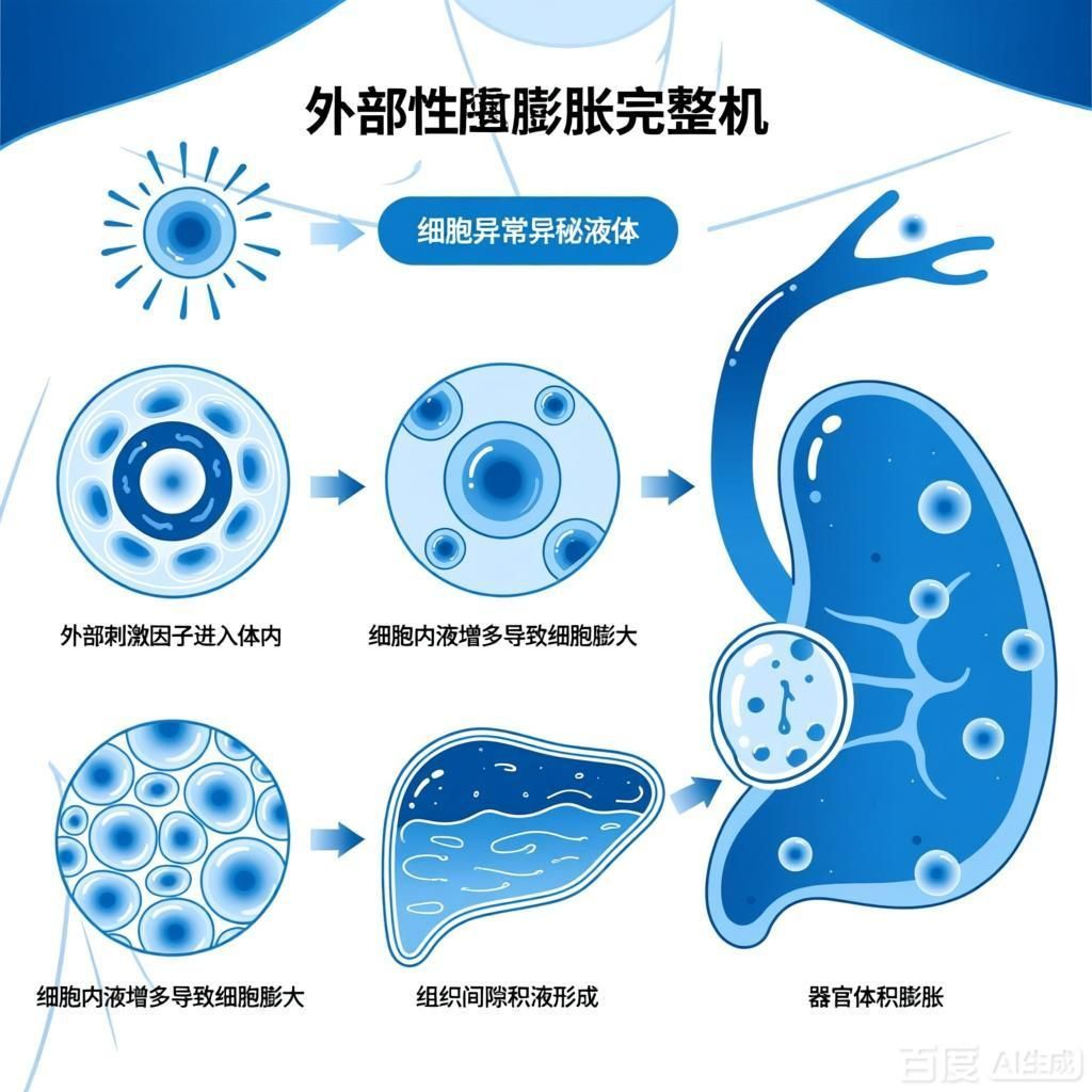 能否詳細(xì)解釋病理性膨脹的機(jī)制，如何繪制病理性膨脹的機(jī)制圖