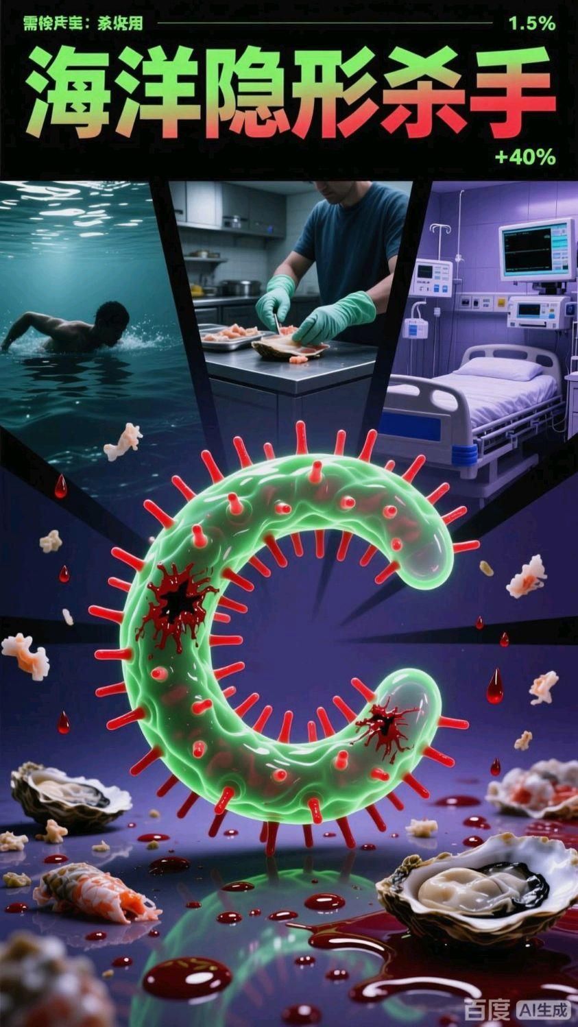 哪種海水細菌感染最致命，哪種海水再用碘伏感染最致命