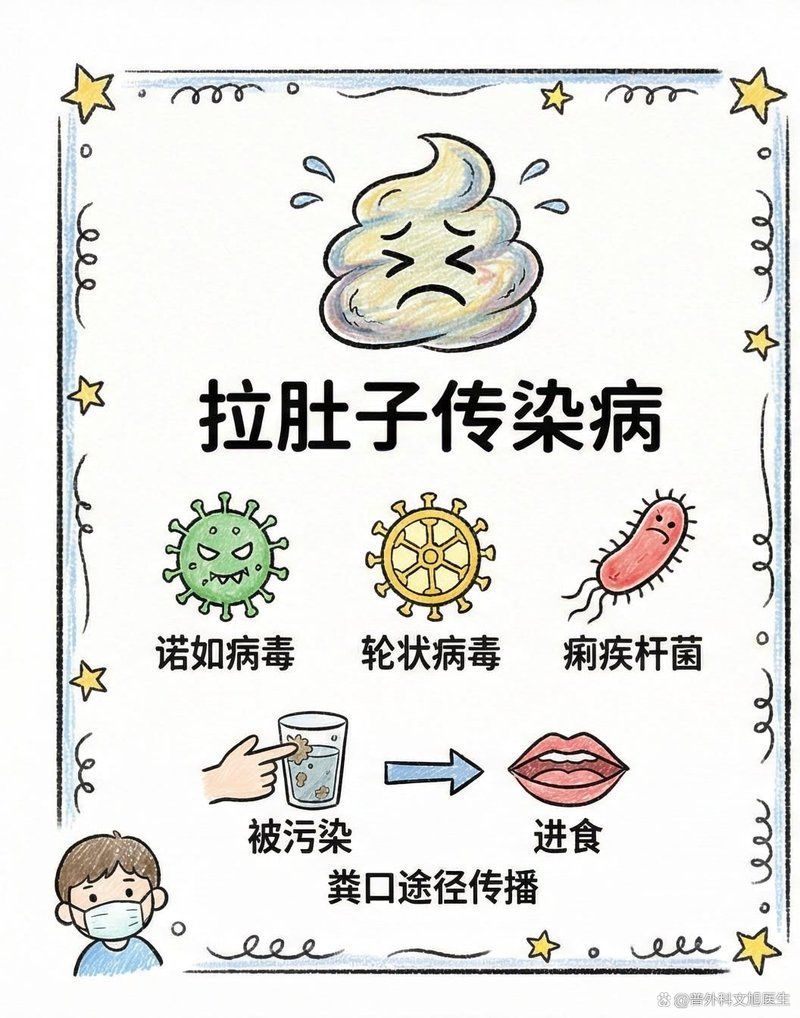 如何區分傳染性的大肚子病，傳染性“大肚子病”通常指的是由病毒、細菌或寄生蟲引起的腸道感染