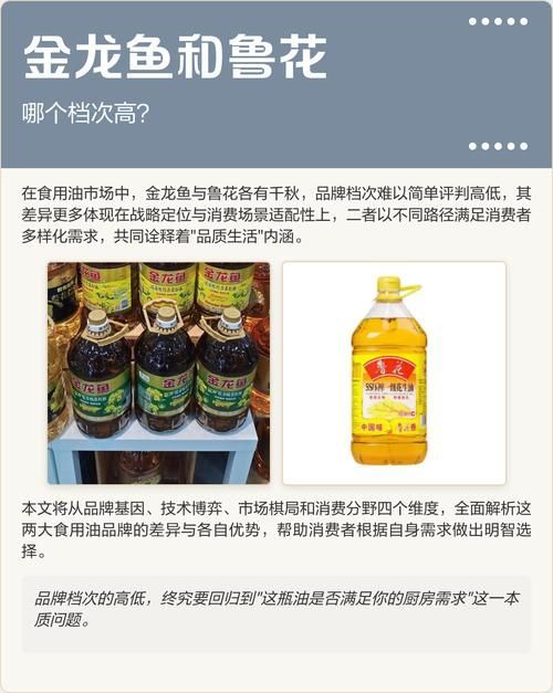 金龍魚油和魯花油哪個更好?,金龍魚和魯花哪個油更好金龍魚和魯花油哪個更好