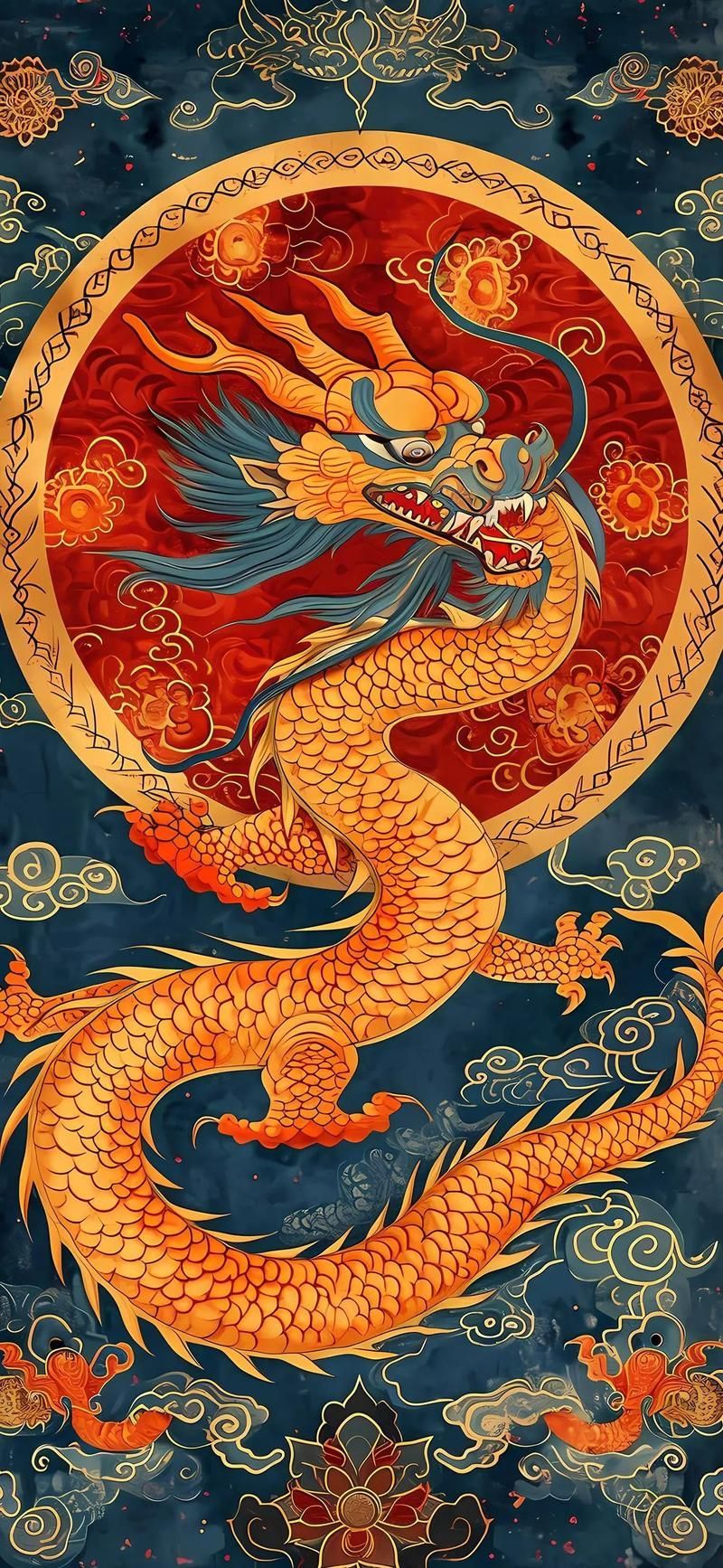 推薦一些適合手機(jī)的紅龍魚壁紙