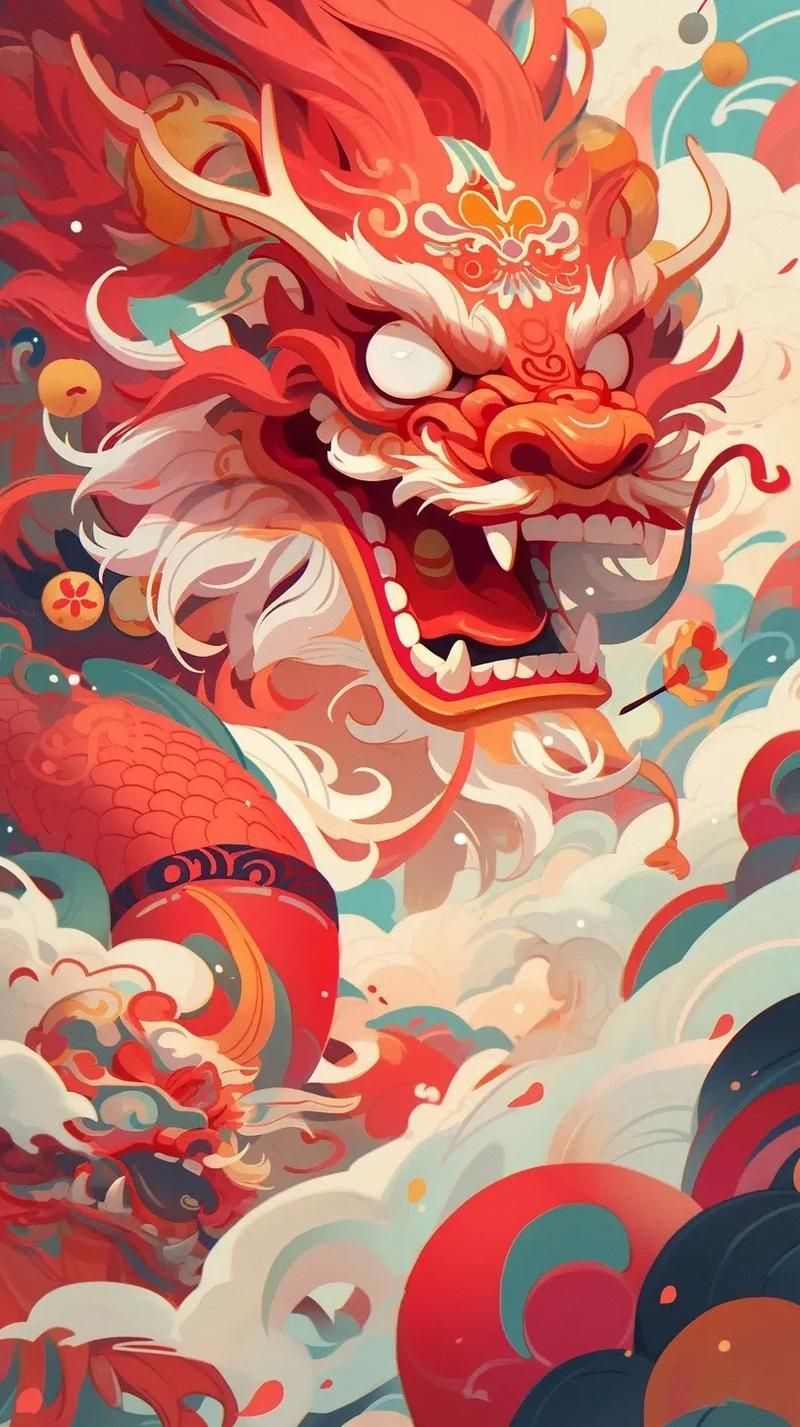 推薦一些適合手機(jī)的紅龍魚壁紙
