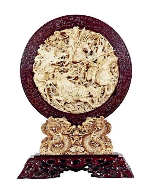 有哪些著名的木雕金魚大師，東陽木雕藝術大師張其仕《金玉滿堂》