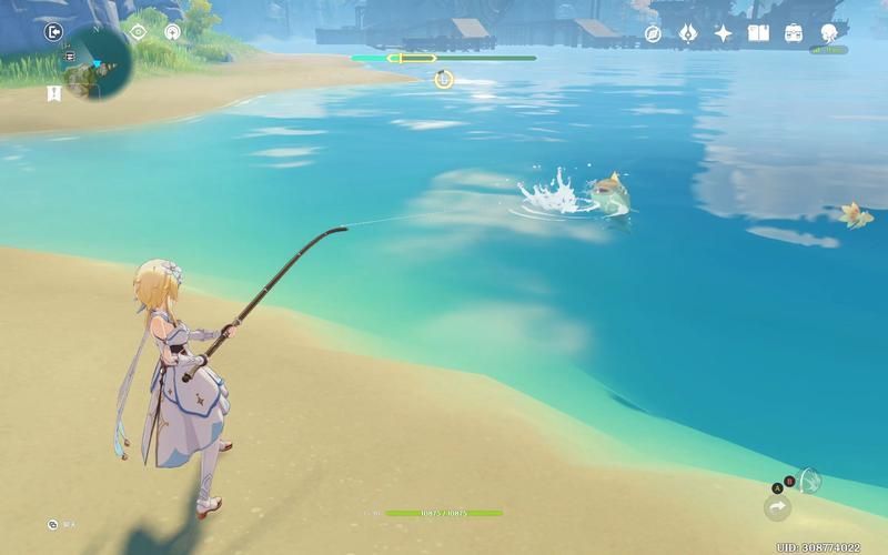 金赤假龍魚的垂釣難度如何?,《原神》中的金赤假龍魚怎么釣?
