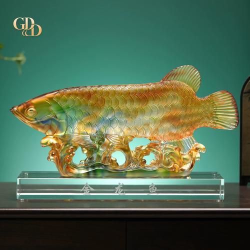 龍魚擺件有哪些材質，龍魚擺件材質詳解