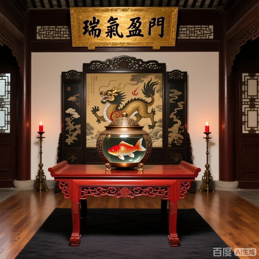 龍魚鎮宅有哪些傳說，龍魚鎮宅有哪些傳說，四幅圖圍繞龍魚鎮宅傳說展開