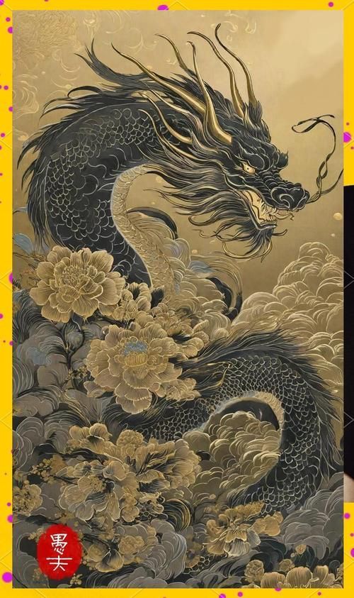 黑龍形象的藝術作品，黑龍在藝術中的表現形式