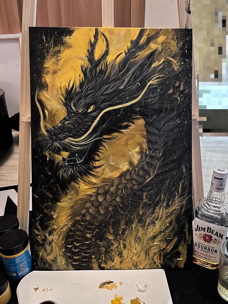 黑龍形象的藝術作品，黑龍在藝術中的表現形式