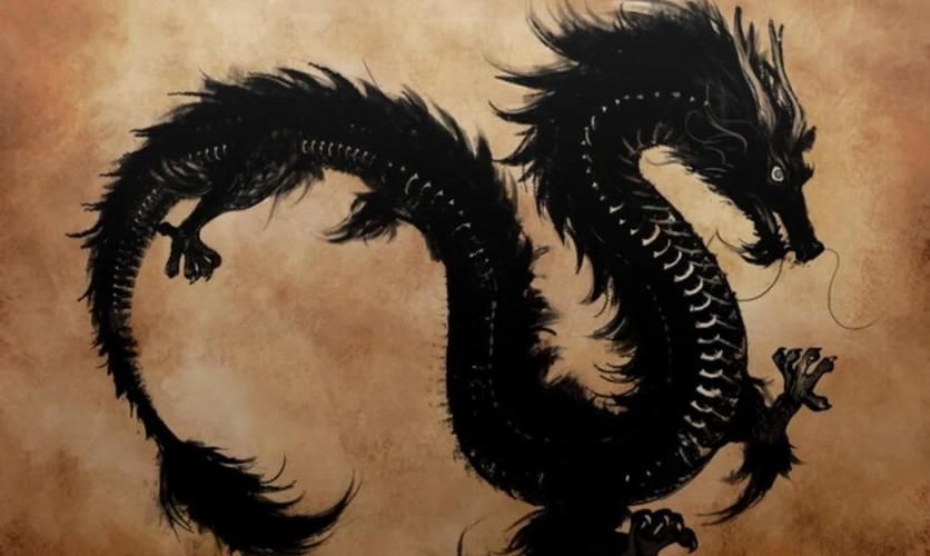 黑龍形象的藝術作品，黑龍在藝術中的表現形式