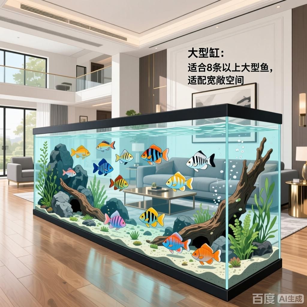 如何選擇適合的魚缸尺寸，選擇適合的魚缸尺寸是確保水族箱內生物健康和美觀的關鍵因素